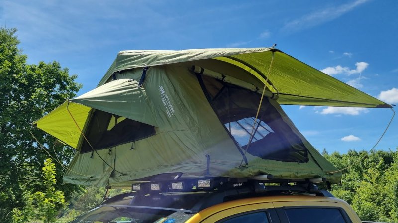Σκηνη Οροφής Αυτοκινήτου 140S LW Πράσινη RoofTop Tent Adventure Greece Dare To Be Different